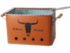 Přenosný gril na dřevěné uhlí GRILL KING 43 x 20 cm cihlo...