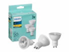 Philips LED Spotlight GU10 WW 3-Pack  50W 2700K