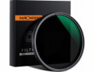 Filtr K&F Filter ND FILTR 82MM Nastavitelný šedý fader nd...