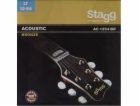 Stagg AC-1254-BR, sada strun pro akustickou kytaru, light