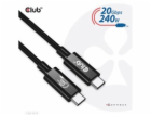 Club3D kabel USB-C, Data 20Gbps, PD 240W(48V/5A) EPR M/M 2m