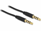 DeLOCK Audiokabel Klinke 3,5mm 4Pin > 3,5mm Stecker 4Pin