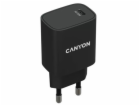 CANYON nabíječka do sítě H-20-02, 1x USB-C PD 20W, černá