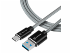 Tactical Fast Rope Aramid Cable USB-A/USB-C 1m Grey Nové