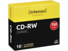 INTENSO CD-RW Slim Case 700MB REW 10ks