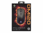 DELTACO GAM-104 GAMING DM120, Myš, USB, černá