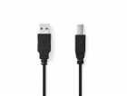 Nedis CCGL60100BK20 USB 2.0, USB-A Zástrčka - USB-B Zástr...