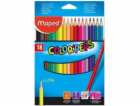 Trojúhelníkové pastelky Maped Colorpeps 18 barev