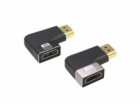 PREMIUMCORD Adaptér spojka 8K HDMI A - HDMI A, F/M, do úh...