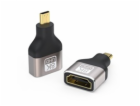 PREMIUMCORD Adapter 8K HDMI Typ A - micro HDMI Typ D, kov...