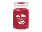 Svíčka ve skleněné dóze Yankee Candle, Vánoční přání, 567 g