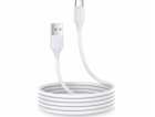 Joyroom USB-A-USB-C 2 M Bílý kabel