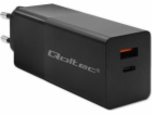 Nabíječka Qoltec Nabíječka GaN Power Pro | 1xUSB-C | 1xUS...