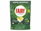 Kapsle do myčky nádobí Fairy All in one lemon, 55 ks.