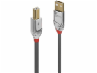 Lindy USB-A - USB-B USB kabel 5 m šedý (36644)