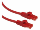 Maclean RJ-45/RJ-45, Cat.6, U/UTP, červená, 2m (MCTV-302R)