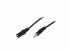 Kabel LogiLink Jack 3,5 mm – Jack 3,5 mm 3 m černý (CA1054)