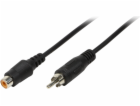 LogiLink RCA (Cinch) - RCA (Cinch) kabel 5m černý (CA1032)