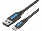 Vention USB-A - microUSB kabel 1 m černý (COLBF)