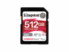 Kingston SDXC karta 512GB Canvas React Plus, UHS-II, U3, ...