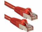 Lindy RJ-45/RJ-45 kat.6a S/FTP červená 0,3m (47160)