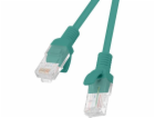 Lanberg Patchcord, Cat6, nestíněný, 0,5 m, zelený (PCU6-1...