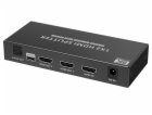 PremiumCord HDMI 2.1 splitter 1-2 porty, 8K@60hz, 4K@120H...