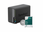 Synology DiskStation DS224+, 2-bay NAS, včetně 2ks HDD 4T...