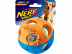 Zeus fotbal Nerf Dog Lluma-Action LED, Red/Green, 6 cm