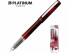 Platinum Platinum Prefounte Crimson Red plnicí pero, F, v...