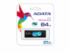 ADATA UV220 64GB USB2.0 Pendrive černá a modrá