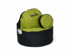 Sako bag pouffe Káva černo-olivová XXL 120 x 80 cm