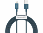 Kabel USB na iP 2,4A 2m (modrý)