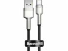 Kabel USB pro USB-C Baseus Cafule, 66 W, 0,25 m (černý)