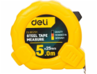 Ocelové měřicí pásmo 5 m/25 mm Deli Tools EDL9025Y (žluté)