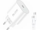 Rychlonabíječka Foneng 1x USB EU39 20W + kabel USB typu C