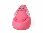 Sako taška pouf Rabbit pink XXL 140 x 100 cm