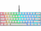 Mechanická herní klávesnice Motospeed CK61 RGB (bílá)