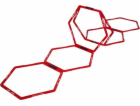 Pure2Improve | Hexagon Agility Grid | Červené