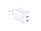 3mk Hyper Charger PD 45W+USB Cable C to C White