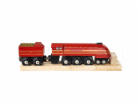 Bigjigs Rail replika lokomotivy Duchess of Hamilton + 3 k...