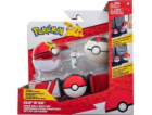 Figurka pokémona: Clip  N  Go Pokeball Premium Belt + Machop