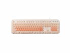 MOFII wired keyboard with backlight Love Me (Beige)