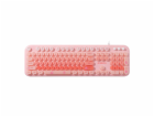 MOFII wired keyboard with backlight Love Me (Pink)