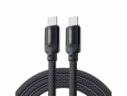 USB-C to USB-C cable, Essager, EXCTT1-YS01-P, 100W, 1m (b...