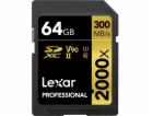 Karta Lexar Professional 2000x SDXC 64 GB Class 10 UHS-II...