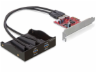 DeLOCK USB 3.0 přední panel 2-port vč. PCI Express karty,...