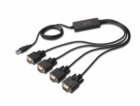 Digitus Adaptér USB na sériový port, RS232 4 x RS232, typ...