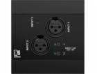 Audac  NWP320/B Síťový zvukový vstupní panel – 2 x XLR + ...