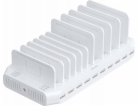 UNITEK NABÍJECÍ STANICE 10X USB 2,4A 60W BÍLÁ